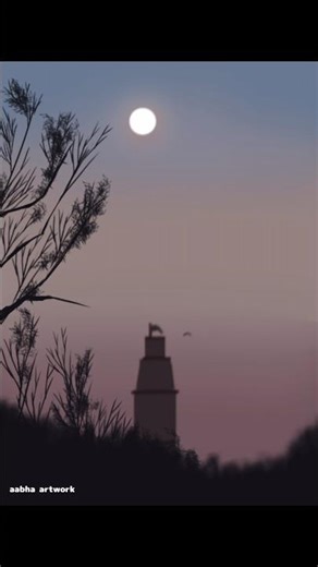 sunset sky painting #tutorial #ibispaintx #digitalart #art #painting #shorts