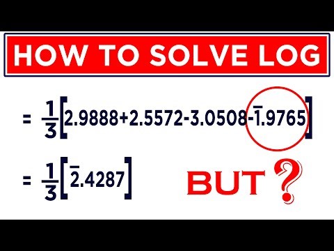 How To Solve Negative Characteristic and Mentissa in #logarithm |#characteristics #mentissa #maths