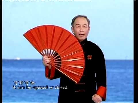 太極功夫扇 I part A Tai Chi Taiji Kung Fu Fan Tutorial with English subtitle