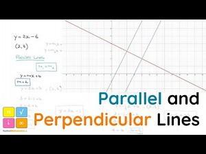 Parallel & Perpendicular Lines : How to Find Equation, From a Line and a Point - Coordinate Geometry