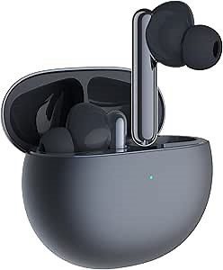 TCL S600 Wireless Earbuds with 6 Built-in Mics Dual Bluetooth Headphones Active Noise Cancellation Auriculares Inalámbricos IPX5 Waterproof Premium Deep Bass Headset 32H for Sports Work Gaming, Grey