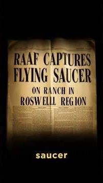Weather Balloon or UFO? The Roswell Cover-Up 📂