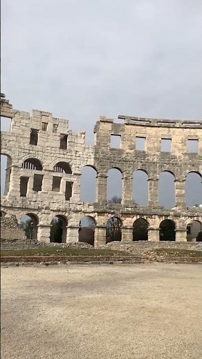 Pula Arena - huge Roman amphitheater in Pula, Croatia