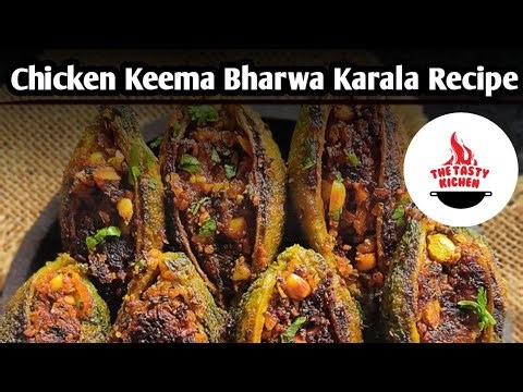 Chicken Keema Bharwa Karala Recipe 🍗🥒 | By | The Tasty Kichen