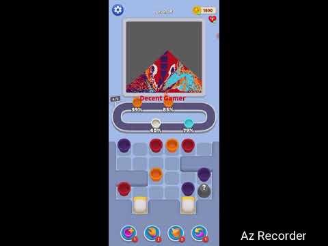 Color flow Art puzzle level 19 walkthrough solution
