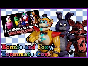 Bonnie and Foxy React to Five Nights at Freddy's Security Breach in Real Life FT Glamrock Freddy