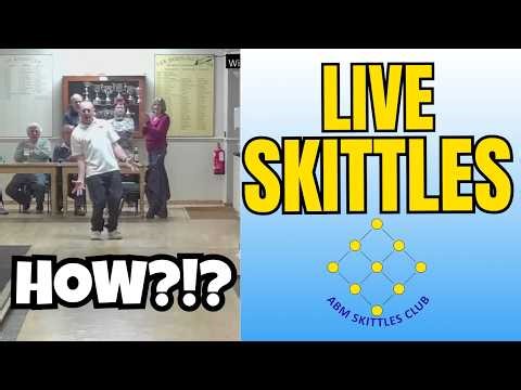 Live British skittles | Birdies, Goals & Spares v Living on a Spare + Cross Keys v The Rollin' Pins