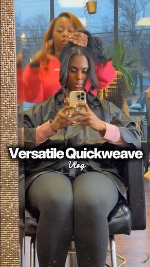 Versatile Quickweave 🔥🔥using 2 packs of dreamweaver hair! #quickweave #quickweaves #hair #hairtok