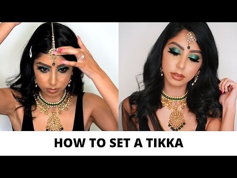 HOW TO SET A TIKKA (SUPER QUICK AND EASY) | Hemali Mistry