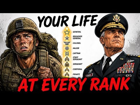 PRIVATE TO GENERAL: Your Life At Every Army Rank (POV)