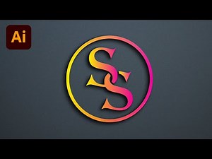 How to make s and s logo in adobe illustrator - S&S logo design - Logo design illustrator