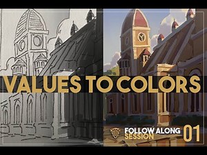 Painting Values to Colors- How I approach my studies