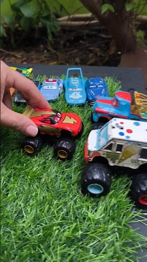 Disney car sliding into water #cars #automobile #asmr #shorts