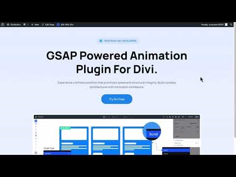 How to Create On Page Load Animation in Divi 5 Using DiviMotion