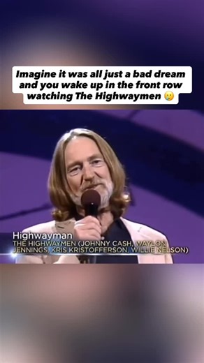 Country Music News on Instagram: "I could only imagine how incredible it it must have been to watch these four legends perform together live 🥲 The Highwaymen’s first live performance of their signature song “Highwayman” at the 1985 CMA Awards was an iconic moment that brought four of country music’s biggest and most rebellious stars together on one stage. The supergroup, consisting of Willie Nelson, Johnny Cash, Waylon Jennings, and Kris Kristofferson, delivered a raw and powerful perfor