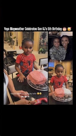 Yaya Mayweather Celebrates Son KJ's 5th Birthday.