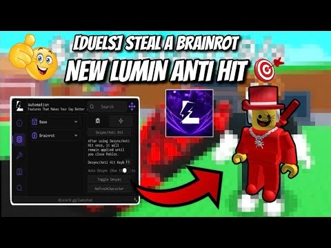 Steal A Brainrot Script *Op* [ ANTI HIT / DESYNC LUMIN HUB]