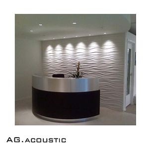 [Hot Item] AG. Acoustic Interior Design TV Background Decoration MDF Wave Wall Board