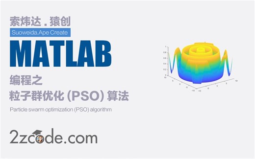 计算智能导论的Matlab粒子群优化(PSO)算法
