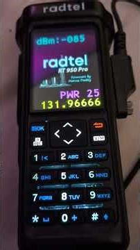 Radtel RT-950-Pro Custom Firmware Experiments