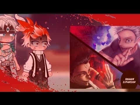 Gacha life jjk mojuro alien react gojo vs sukuna
