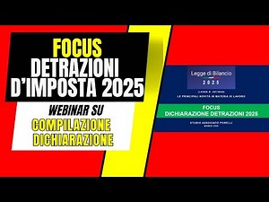 📌Tutto sulla dichiarazione detrazioni 2025 con le novità più IMPORTANTI