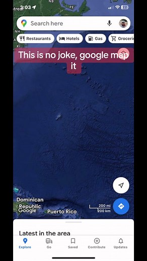 Google map Bermudas and seek the uap, let me know if you also found it #uap #ufo #bermuda