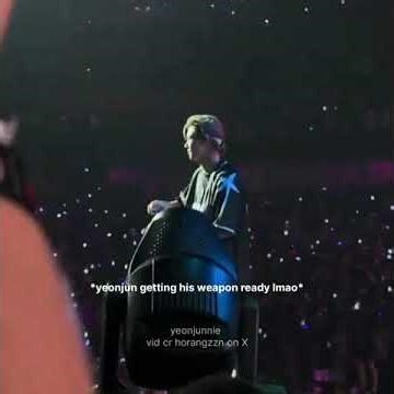 TXT water fight at concert 🌟