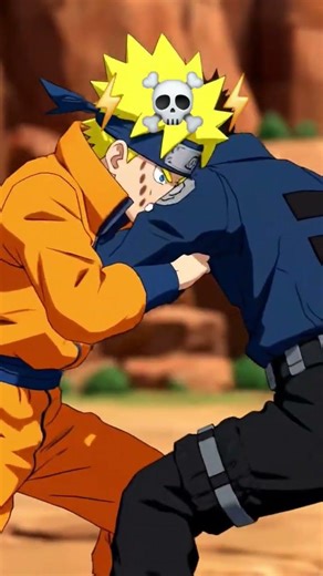 Me😲 Fight with ⚡️Naruto ☠️#naruto #anything #ytai #aiyyt