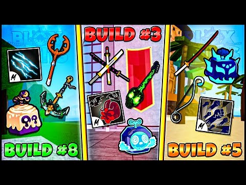 Top 10 Best BUILDS For PVP In Blox Fruits! | Roblox