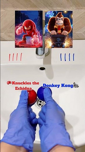 🦍 Donkey Kong vs 🥊 Knuckles — The Ultimate Power Showdown! 💥