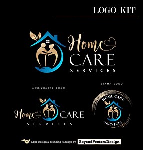 Healthcare Logo, Home Health Care Logo, Senior Care Logo, Hospice Care Logo, Nurse Home Care Logo, Elderly Care Logo, Caregiver Logo 728 - Etsy
