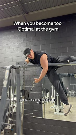 Very optimal #gym #gymtok #gymhumor #fyp | gym