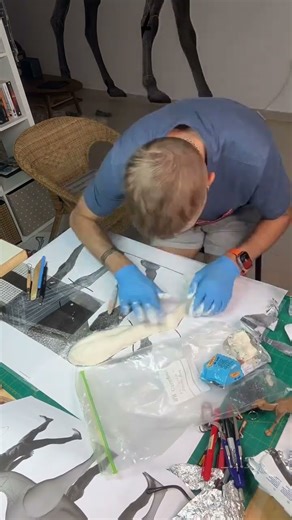 First Step: Camel Puppet as Small Clay Model