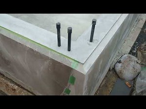 大成パルコン建築記 基礎工事(打継面防水・左官仕上)