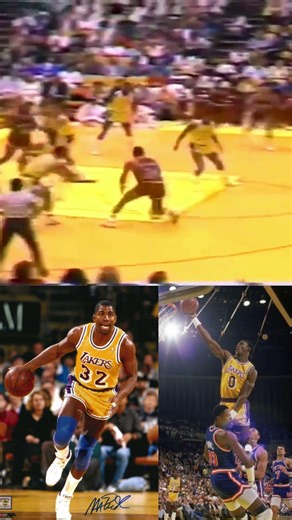 NBA Classic 145 | Orlando Woolridge Fastbreak Layup From Magic Johnson | WAS @ LAL - 12/4/88
