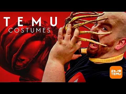 Reviewing Halloween costumes from TEMU! | Unboxing/ review/ trying on!