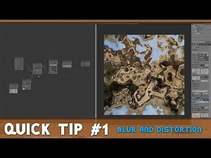 Blender Quick Tip #1 | Blur and Distortion in Cycles Materials