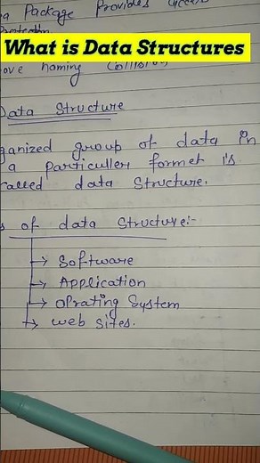 Introduction to Data Structures in Hindi 2023// #shorts