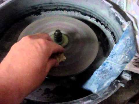 HOMEMADE FLAT LAP FOR POLISHING STONES COST ME $10 TO BUILD EASY SUPER SIMPLE