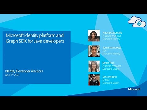 Microsoft identity platform and Graph SDK for Java developers