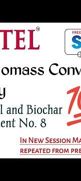 NPTEL ASSIGNMENT 8🌴🌾 - Week 8 Biomass Conversion and Biorefinery🌳🌿🌻#nptel #swayam #nptelassignment