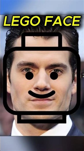 Henry Cavill as a LEGO Minifigure💀 #memes #legoman #humor #legominifigure #funny
