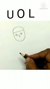 #shorts | how to draw uncle | how to draw boy| easy drawing with alphabet U | draw with alphabets|