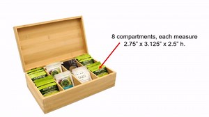 Personalized Tea Bag Storage Box (4529)