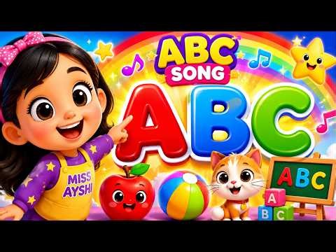 ABC Phonics Song for Kids | Learn A to Z with Fruits & Animals #abcd #phonics #abcdsong