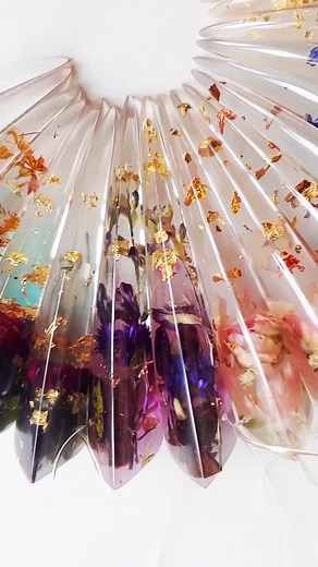 Handmade Floral Resin Horns for Fairy Vibes and Renfaire Cosplay