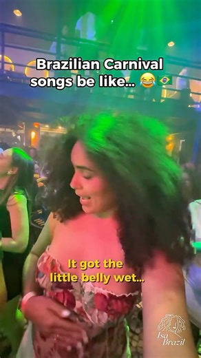 ISA BRAZIL | Brazilian Portuguese Teacher on Instagram: "The colored lyrics are the parts we sing out loud in the song 😂 Just so you know, you’d better learn this one, because it’s definitely going to be playing at Carnival! 🇧🇷🎉 🇧🇷✨Comment “EBOOK” and receive your Free eBook “Top 200 Useful Phrases You Need to Know in Brazilian Portuguese!” directly to your DM!🚀 📚 Want to improve your Portuguese? GROUP & PRIVATE LESSONS! 👇 📅 Book at ISABRAZIL.COM ✨🇧🇷 . 📷 Follow on Instagram:isabrazi