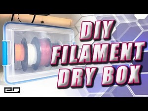 How to Build An Inexpensive 3D Printer Filament Dry Box (Files Included!)