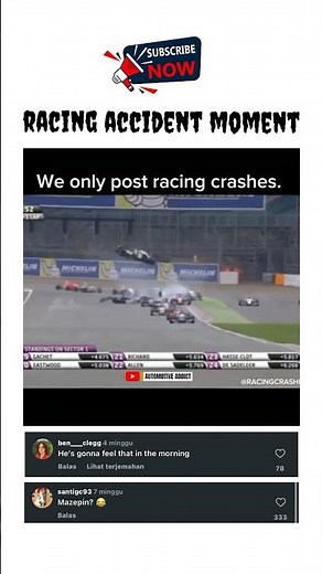 2015 Formula Renault Big Crash 😮 #carcrashes #shorts